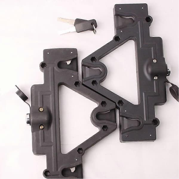 Motorcykel Sidetaske Quick Release Låsebeslag Universal Sidetaske Quick Lock Monteringssæt DIY Quick Release Beslag Black