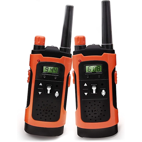Walkie-talkie Børne walkie-talkie til piger i alderen 3-12 år, 3 miles lang afstand 22-kanals walkie-