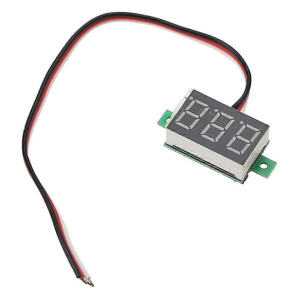 Ny Mini Tre Linje Led Lille Panel Meter Display Digital Voltmeter Dc0-100v