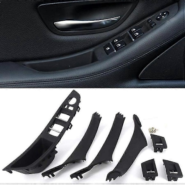For- 5-sarjan F10 F11 520d 525d 530d 535i Lhd auton sisäoven kahvan sovitin (musta)