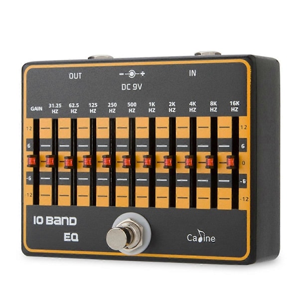 Caline CP-24 10-bånds EQ Equalizer Gitar Effektpedal