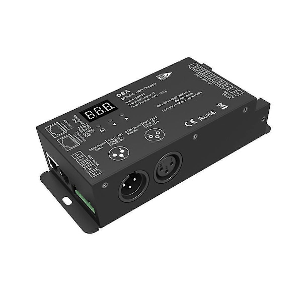 LED Dmx512 Till Spi Dekoder Dmx Konverter 1024 Punkter Ttl Pixel Kontroller Stöd 6803/8806/2811/2812