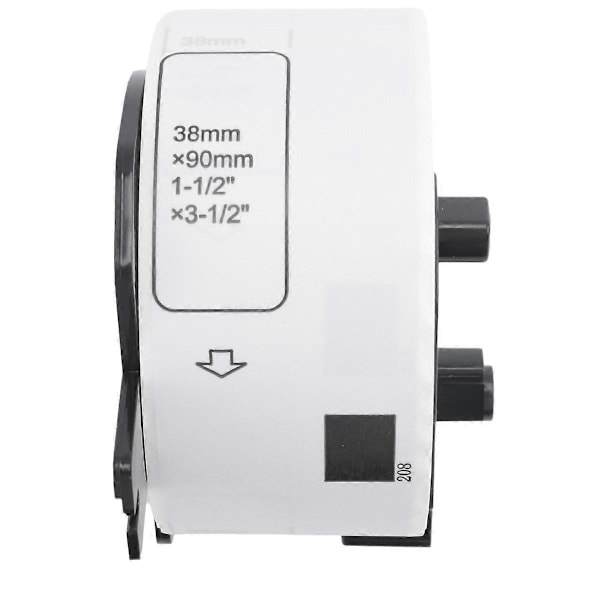 5 Rullar för Brother DK11208 Termiska Etiketter 38mmx90mm Stansade Etiketter DK-11208 DK 11208 Kompatibla för B