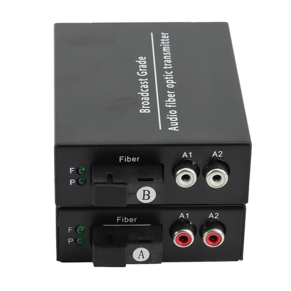 Mediekonvertere over fiberoptik til broadcast-intercomsystem