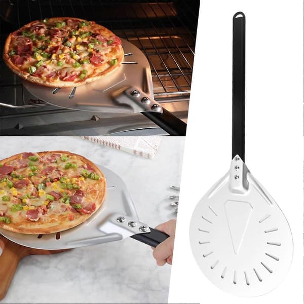 Non-Stick Pizzaspade och Pizzapaddel med Mångsidig Bakdesign 8Inch