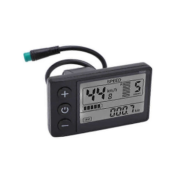 24V 36V 48V 60V Vattentät LCD-display S866 Kontrollerpanel Instrumentbräda Elcykeldisplay Lämplig för El