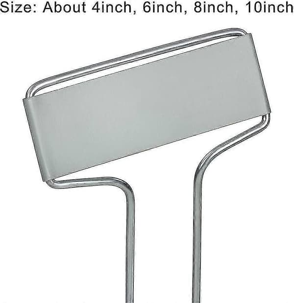 20 stk. - Blomsterplakat - 25,4 cm - Aluminiumsetiket
