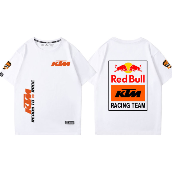 KTM Red Bull offroad motorcykel riddräkt racing dräkt kortärmad T-shirt white L