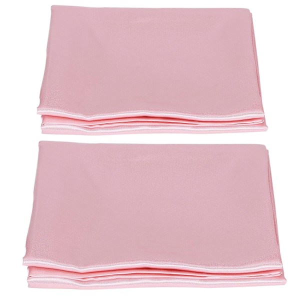 75 x 150D Satin Örngott Set, Mjuka Örngott för Sängkläder, Kuvertförslutning, Rosa Färg