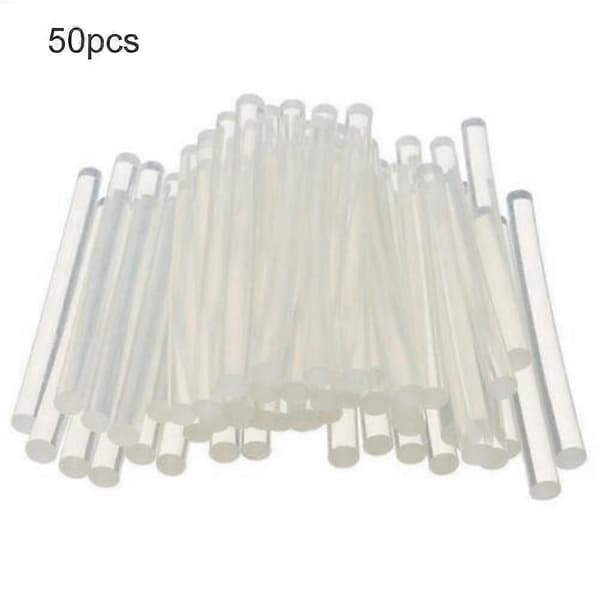 50 stk./pakke 7 mm multifunksjonelle transparente limstaver for limpistol
