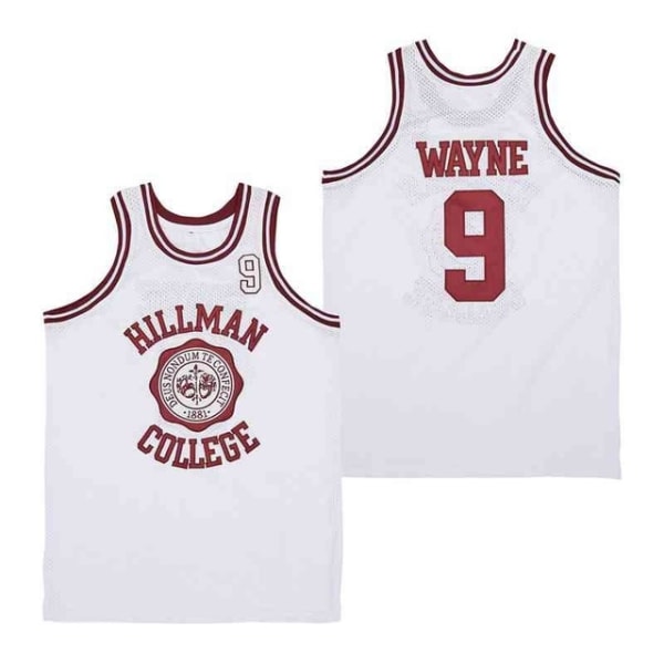 2023 sommarens nya BG basketball WAYNE #9 broderi tröja white M