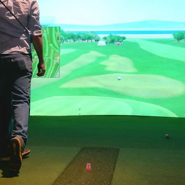 Golf Simulator Tees, 19 stk. Golftees for trening på kunstgress og driving range, innendørs golf-treningstees