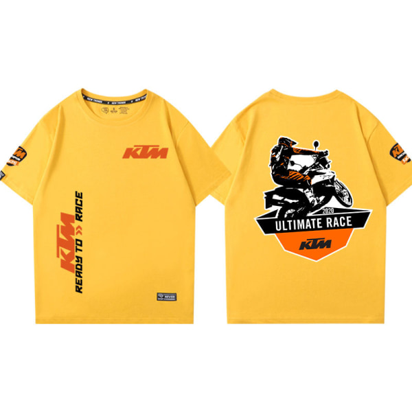 KTM Red Bull offroad motorcykel riddräkt racing dräkt kortärmad T-shirt yellow S