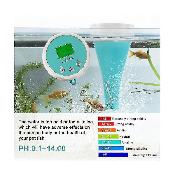 6 I 1 Vandkvalitetsdetektor Ph Ec Tds Orp Temperatur Klor App Display Swimmingpool Bluetooth