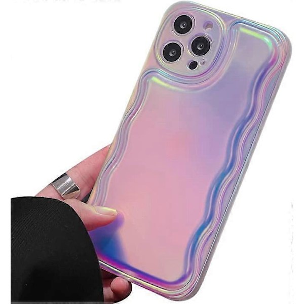 Laser Silikon Mjukt iPhone Skal (Vit, iPhone 12 Pro Max)