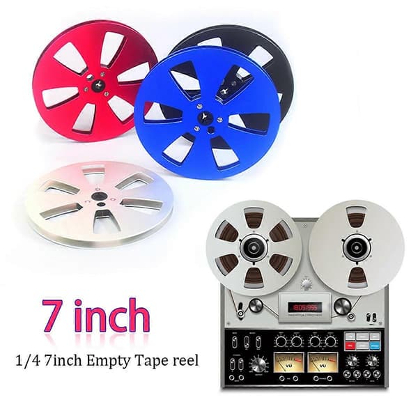 7 tommer 6 Huller 1/4 Tom Tom Spole til Spole Nav Tomme Tape Spoler A