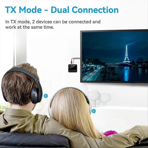 5.4 Bluetooth-äänilähetin ja -vastaanotin 2-in-1-sovitin