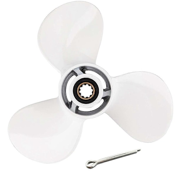Til Yamaha 20Hk 25Hk 9 7/8X10 1/2 Påhængsmotor Propel Bådmotor 20 25 30 Skrue 3 Blade 10 Spline Eng