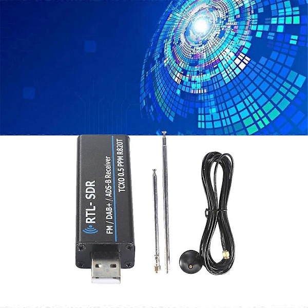 Kortbølgeradio Air Band Mottaker RTL SDR Mottaker USB RTL-SDR Multi-Funksjon Praktisk Mottaker
