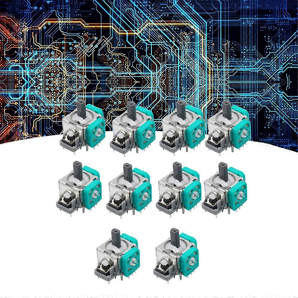 10 stk. 3D Analog Joystick til PS5 Spillekonsol Joystick