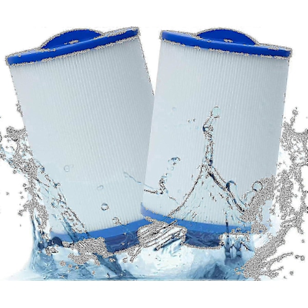 Set med 2 filterpatroner för badtunna, för spa, Unicel 6ch-940, Pleatco Pww50p3, Waterway Front Access Skimmer och Filbur Fc-0359 -gt