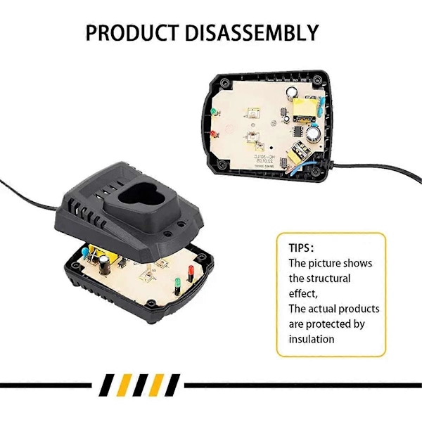 Litium Batterilader for Makita 10.8V 12V BL1014 BL1013 Li-Ion Batteri Elektroverktøy Deler Erstatning