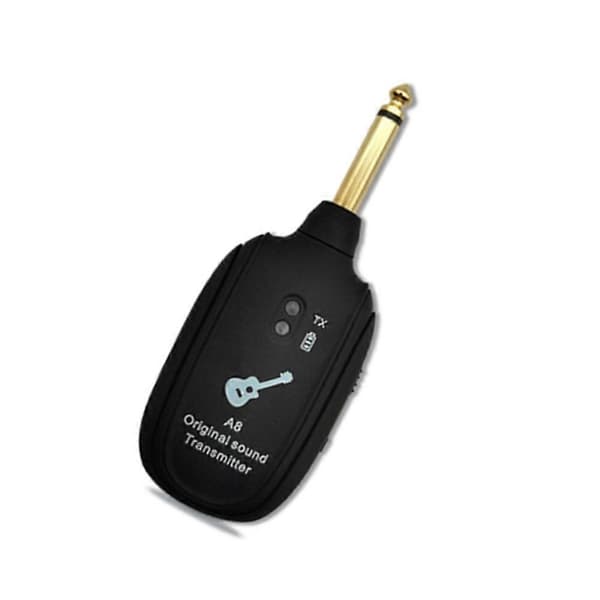 UHF Trådløst Gitar System Sender Mottaker Innebygd Batteri