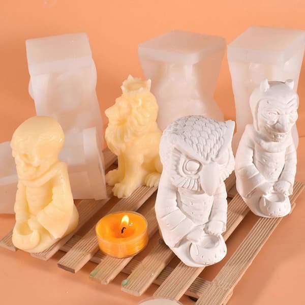 3D Skelet Zombie Lys UV Krystal Epoxyharpiksform Aromaterapi Gips Silikoneform DIY Håndværk Boligdekorationer Støbeværktøjer Skull