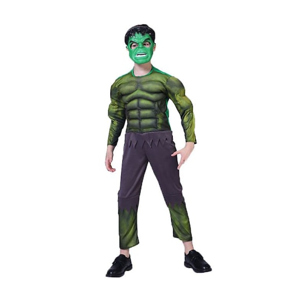 Barn Jul Födelsedagspresenter Cosplay Barn Jul Birtmuscle kostymer inklusive masker Halloween Barn kostymer med handskar Hög kvalitet Auburn S