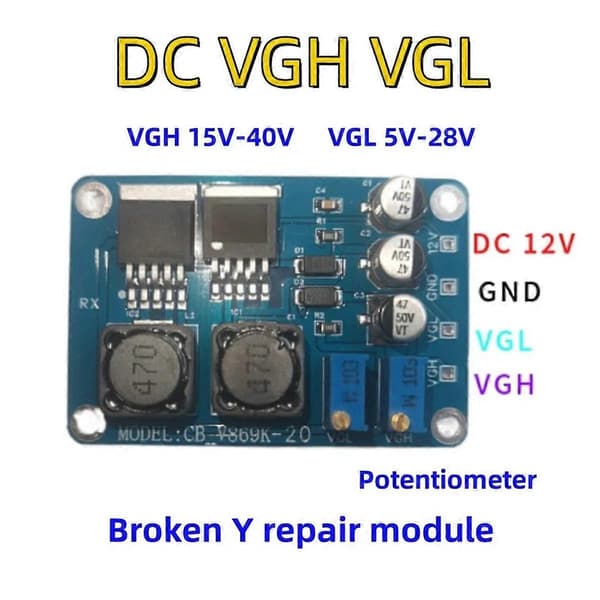 VGH VGL DC Modul til Reparation af LCD Panel VGH 15-40V VGL 5-28V 1 stk