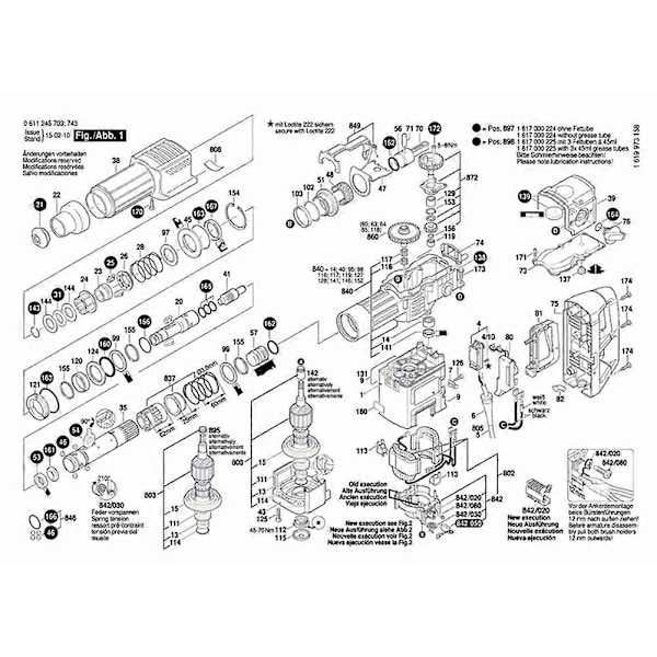 AC 220V Hastighetsregulator Erstatning for GBH11DE GSH11E GSH 11E GBH 11DE Borhammer Elektroverktøy
