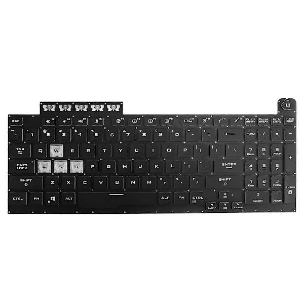 Nytt Ersättnings tangentbord för Asus TUF Gaming med Bakgrundsbelysning