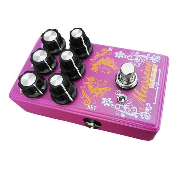 Guitar Distortion Overdrive Effekt Pedal, Dybde, Niveau, 3-Bånds Parametrisk EQ Lydmodifikator, Overdrive