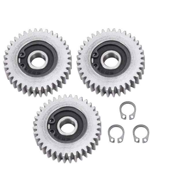 3 stycken Växeldiameter: 38 mm 36 tänder tjocklek: 12 mm elfordons stålväxel
