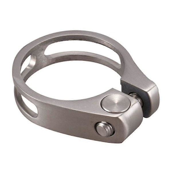 Titanium Alloy Sadelpindsklemme 31,8 mm Cykelsaddelrørsklemme Hulrørsklemme Til 27,2 mm Rør S20