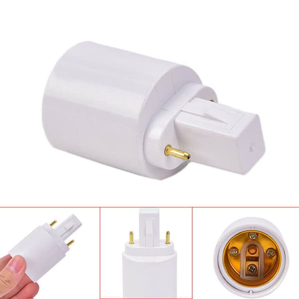 4 kpl Gx24q - E26/E27 -kanta-adapterin lampunpidike