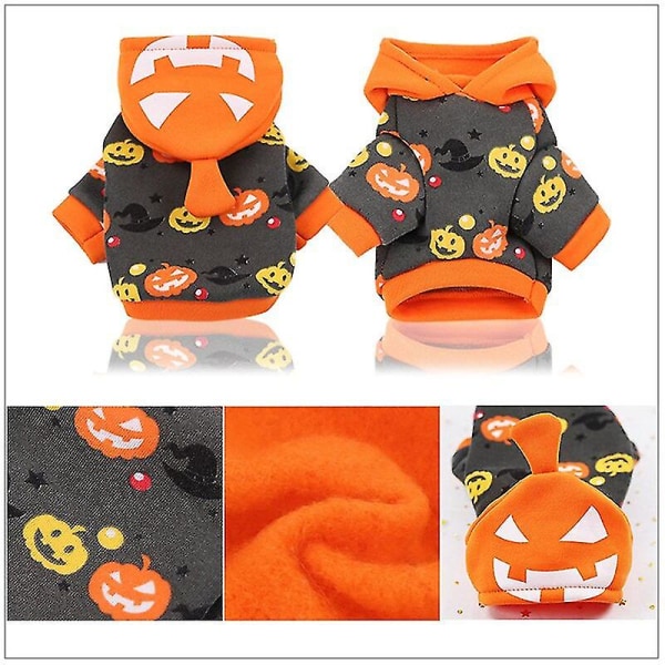 Halloween husdjurskläder Roliga kattkläder Katttröja Hundkostym Halloween hundkläder Tröja för små hundar Husdjurstillbehör Style2 S
