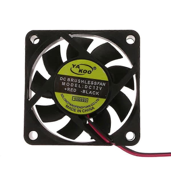 Til DC 12V 2-pin 60x60x15mm PC Computer CPU System Sleeve-bearing Køleventilator 60