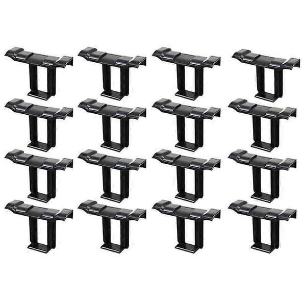 16 stk. 35 mm solpanel vanddrænclips, PV-modulclips til vanddræn fotovoltaisk panelvand