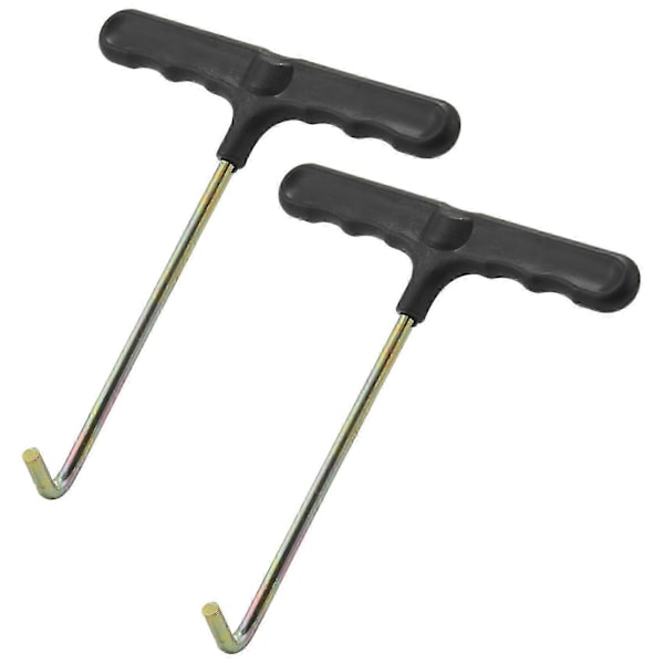 2 st Trampolin Fjäder Draghjälp, Trampolin Draghjälp T-krok Fjäder Draghjälp