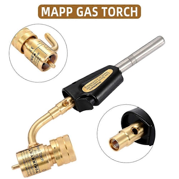 MAPP Propangas Svejselamper Metal Turbotorch Loddeværktøj