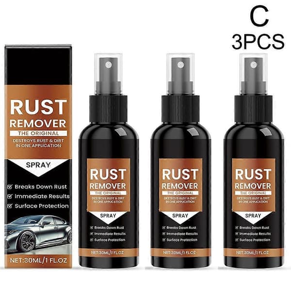 Rustfjerningsspray for å fjerne rust og smuss i én omgang