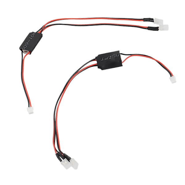 2kpl LED-ajovalot HAIBOXING HBX 16889 16889A 16890 16890A SG1601 SG1602 1/16 RC-auton päivitykseen