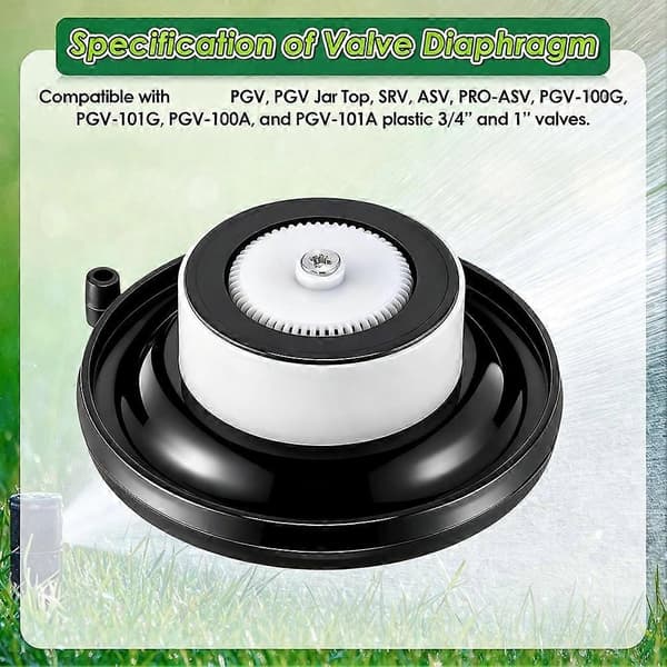 8-pack 1'' PGV Membran Bevattningsventil Ersättning för Hunter 332100 Membran Reparationsenhet