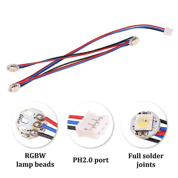 1 st för Stealthburner Extruder Ny RGBW Mini Knapp LED Kit för Voron 2.4 3D Skrivardelar DIY Ersätt