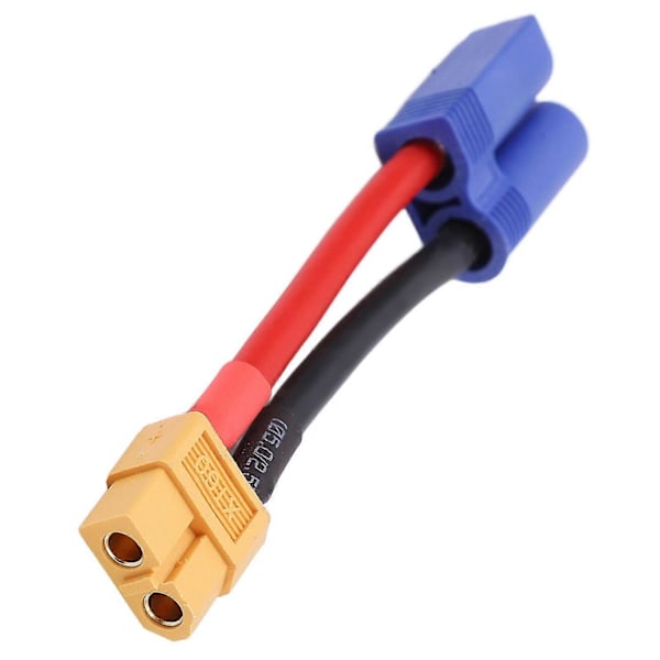 RC-kontakt Böjbar Mjuk Silikonkabel XT60 Hona till EC5 Hane Kontaktkabel för RC Bil Flygplan