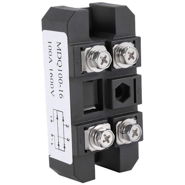 MDQ 100A-1600V Sort Enkeltfaset Diode Bro Ensretter 100A Amp Høj Effekt 1600V