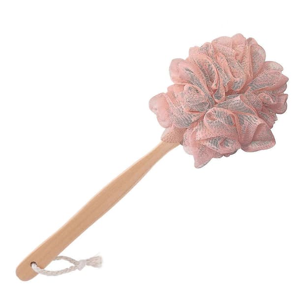 Duschborste, Badborste Långt Handtag För Dusch (rosa)