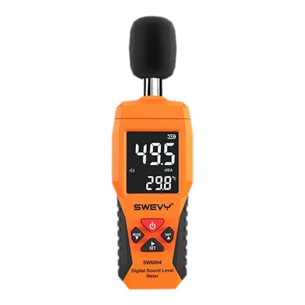 Decibelmätare, Justerbart Mätområde Från 30dB till 130dB