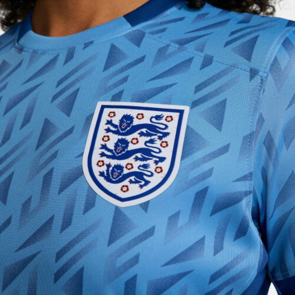 2023-24 England Damtröja bortaskjorta Blå XXL